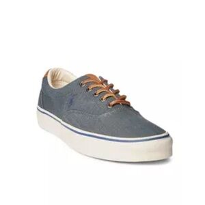 Polo Ralph Lauren Vaughn Denim Blue Canvas Sneakers
